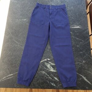 GAP Women’s Blue Cargo Joggers Cotton